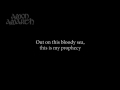 Amon Amarth - On a Sea of Blood HD Lyrics