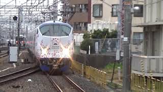 【特急通過！】阪和線 281系 特急はるか京都行き 鳳駅