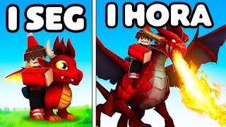 ROBLOX BUT EVERY SECOND MY DRAGON EVOLVES