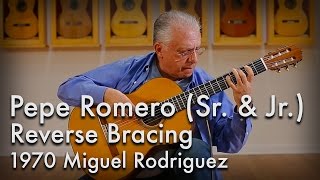 Pepe Romero plays and discusses rare 1970 Miguel Rodriguez chords