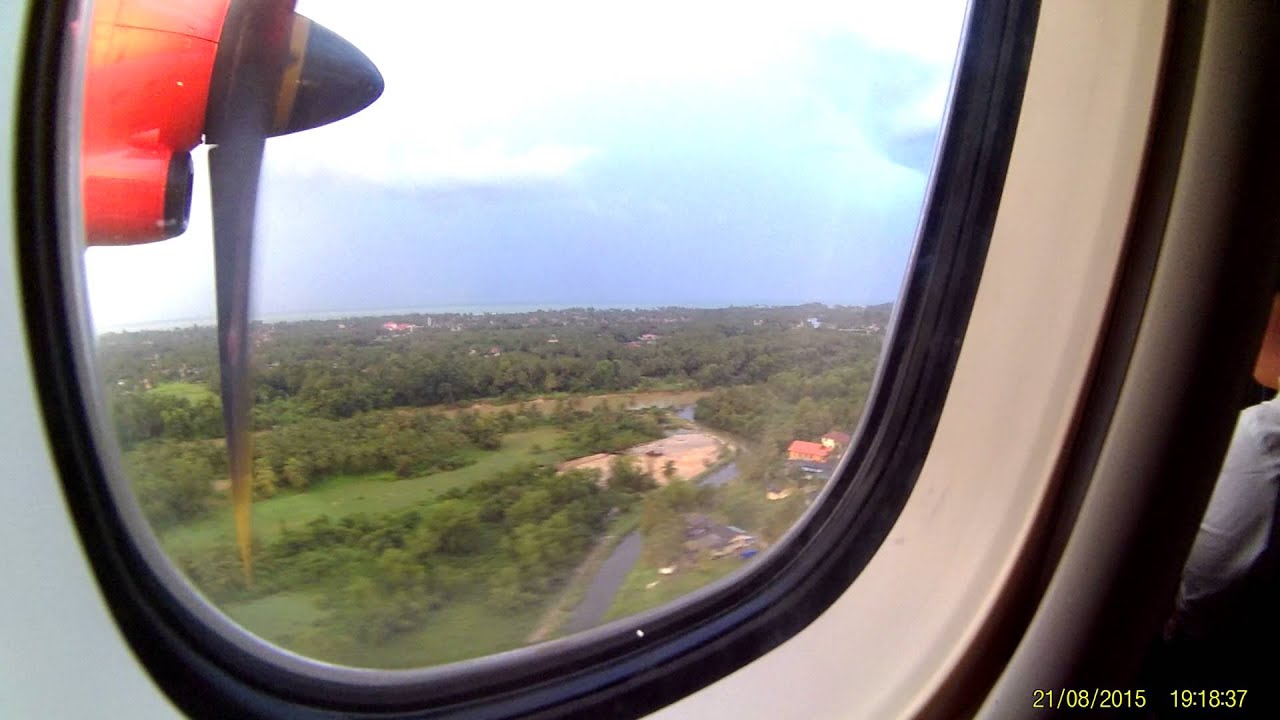 Firefly ATR-72 Landing at Sultan Ismail Petra Airport (KBR) from Subang Airport (SZB)