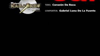 Video thumbnail of "CORAZÓN DE ROCA Los Fresno KARAOKE"