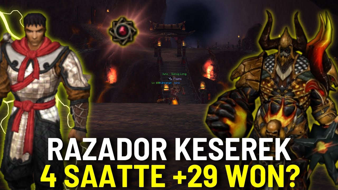 4 SAATTE KAÇ EFSANEVİ SİMYA KAZANDIK? RAZADOR NASIL KESİLİR? Metin2 Rehber