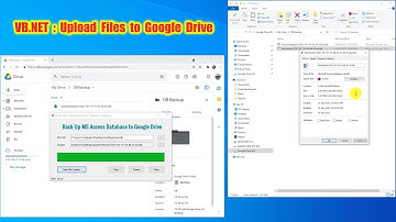 VB.NET Back Up an MS Access Database file to Google Drive (Testing)
