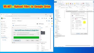 VB.NET Back Up an MS Access Database file to Google Drive (Testing)