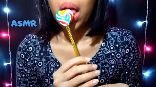 ASMR LOLLIPOP *CRACKING, LICKING AND MOUTH SOUNDS* (NO TALKING) | Phlox ASMR