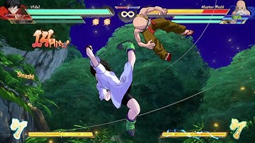 DBFZ S3 Videl sparkless leg & air "Gohan-Kun" loop ft Baby Vegeta C-assist 140 hits