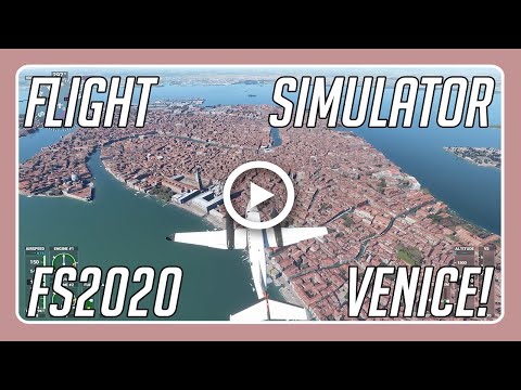 MS Flight Simulator 2020 Beechcraft King Air 350i Test Flight in Venice! @imationedit
