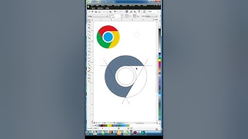 Google Chrome Logo Design in coreldraw #shortsfeed #shorts #coreldraw / CorelwaliSarkar
