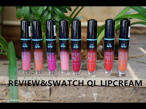 hi guys! I've been wanting to try these lip cream from QL cosmetics. so I made these video too I hop. 