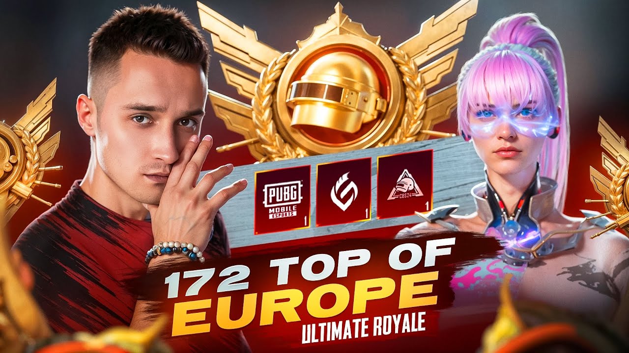 ФАНАТ КИБЕРСПОРТА В ТОП Европы ULTIMATE ROYALE💥Стрим PUBG MOBILE с ВЕБКОЙ! 