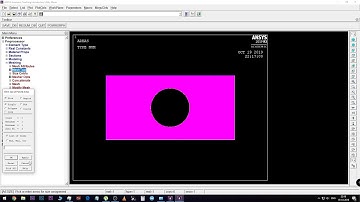 Stress Analysis Of a Plate With Circular Hole | Ansys APDL | Simulation Lab Experiment | Tamil