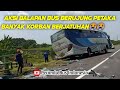 Aksi Balapan Bus Berujung Crash