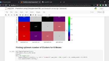 Prediction using Unsupervised ML || GRIP Task-02 || Jupyter Notebook || #GRIPNOV2020 ||