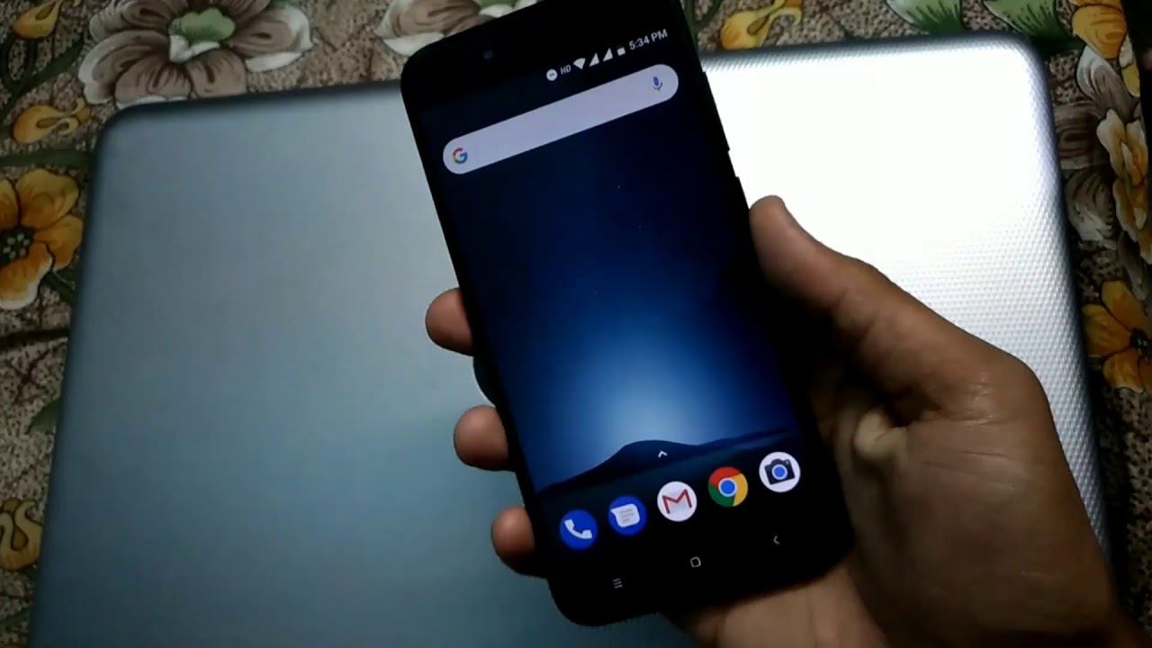 Unboing MI A1 camera and speed test samples attached