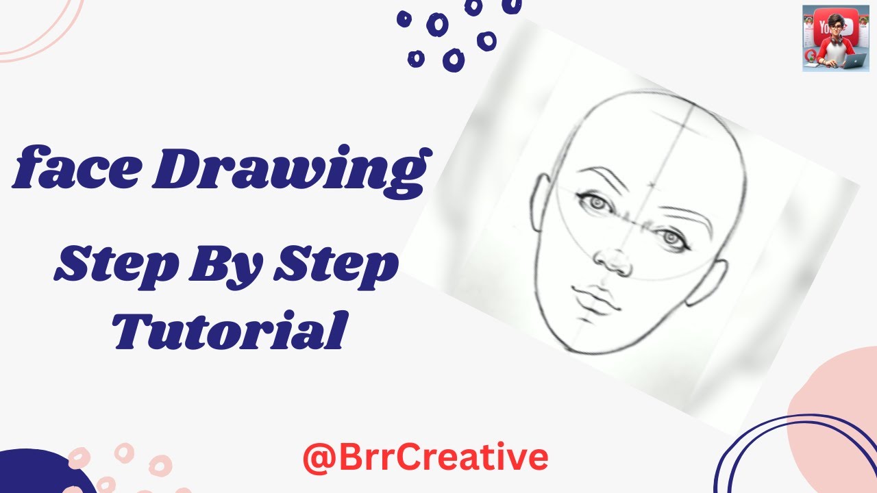 Easy Face Drawing Tutorial for Beginners - YouTube