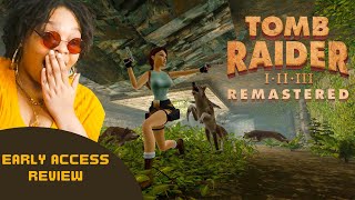 Tomb Raider I Remastered - Caves Walkthrough [EARLY ACCESS REVIEW] #gifted