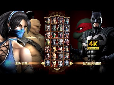 Видео: Игра за Kitana Tiger & Goro в Mortal Kombat Komplete Edition на PC Expert в 4K