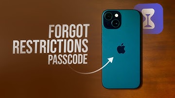 I Forgot my Content and Privacy Restrictions Passcode (tutorial)
