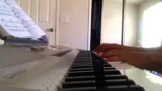 Video thumbnail of "World by the Bee Gees on piano"