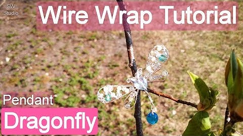 Dragonfly - Wire Wrap Pendant Tutorial - DIY accessories