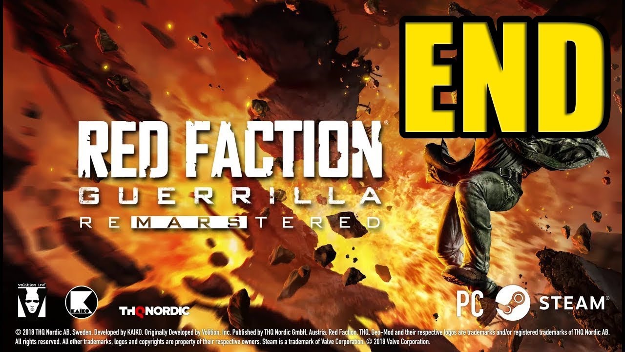 Red Faction Guerrilla Remastered Walkthrough Part 15 END FINAL 