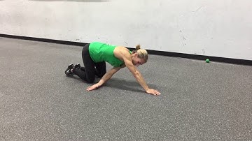 Thoracic spine reach through rotations - mobilization