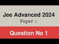 JEE ADVANCED 2024 …MATHEMATICS…PAPER 1…QUESTION NO 1…Limit...L Hospital rule,Differential Equation.