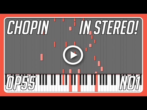 Chopin Nocturne Op55 No1 in F minor Bosendorfer Piano Stereo Edition @imationedit