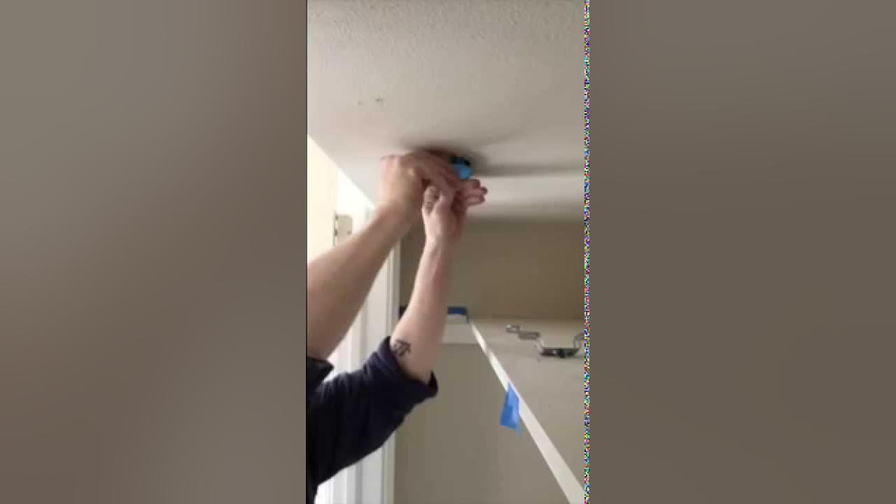 How To Install A Junction Box For A Light Fixture YouTube