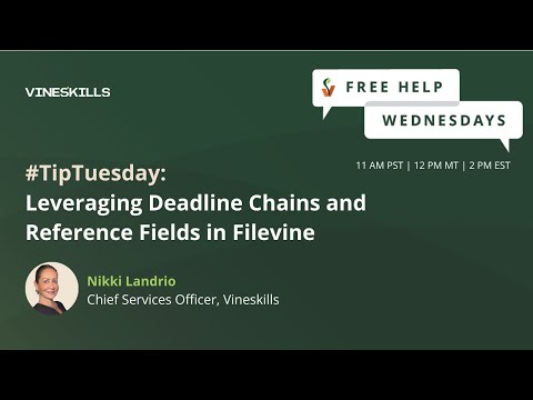 #TipTuesday: Leveraging Deadline Chains and Reference Fields in Filevine for Litigation Firms