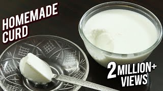 Homemade Curd Recipe - Tips & Tricks To Make Curd At Home - Basic Cooking - Ruchi image