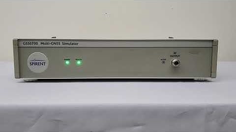 Spirent GSS 6700 Multi-GNSS Simulator (A# 57100)