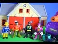 Imaginext Batman Saves Fireman Sam From Joker Roben Batcave Play-doh Jail Full Story