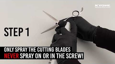 HOW TO MAINTAIN YOUR SCISSOR.. STEP BY STEP!