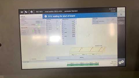 Weinig Dimter Opticut - optimising and cutting machine