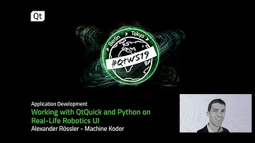 QtQuick and Python used for a Robotics UI