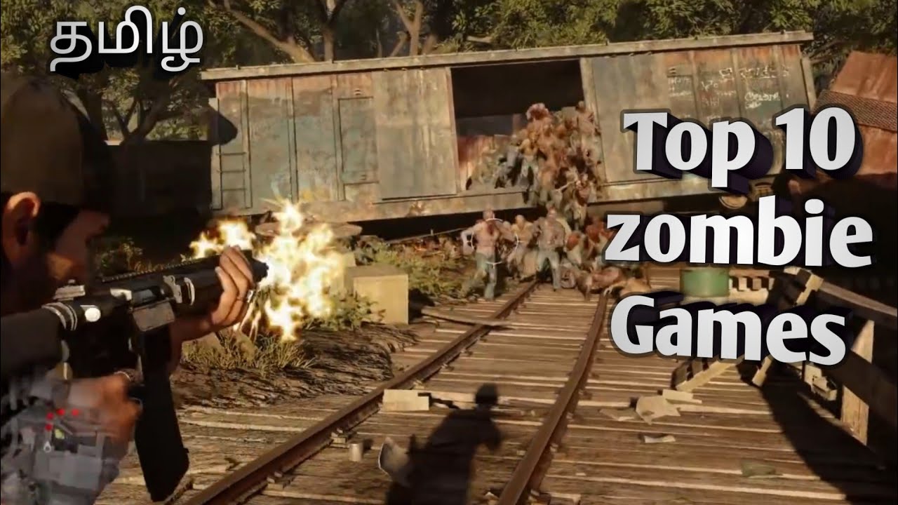 Top 10 Zombie games (offline) (Tamil) AIO🔥