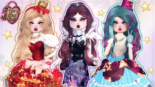 Recreating EVER AFTER HIGH CHARACTERS in DRESS TO IMPRESS