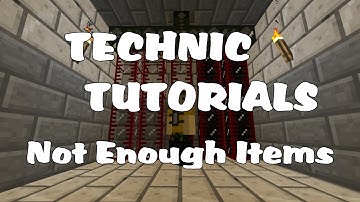 Technic Tutorials #1-1. Not Enough Items