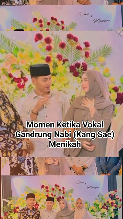 Seru‼️ Momen Ketika Vokal Gandrung Nabi Menikah🥰 #kangsae #gandrungnabi #gngmultimedia