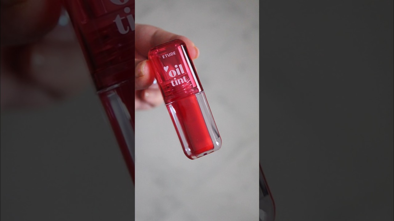 ETUDE Dear Darling Oil Tint 01 Real Cherry review