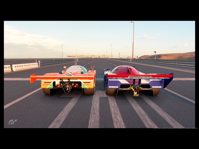 Mazda 787B'91 VS Nissan R92CP'92 | Drag Race #48 - YouTube
