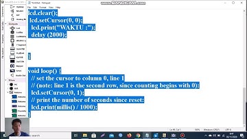 simulation arduino lcd 16x2 with simulIDE