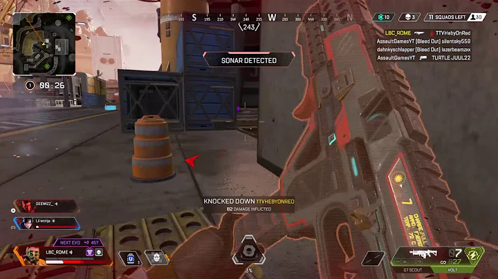 1v3 caustic gameplay