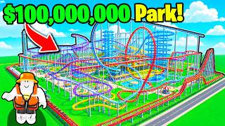 I Built a $100,000,000 Park in Theme Park Tycoon 2! (World Record)