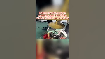 Rotary vibrating screen screening site #vibratingscreen #factory #custom