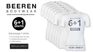 Beeren ondergoed extra lange t-shirts