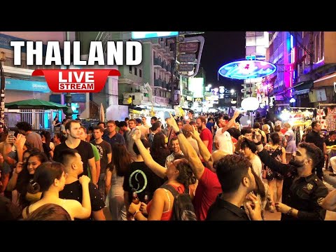 Live Thailand Bangkok 🇹🇭 Walk Tour Bangkok 🤩 Bangkok Night Street Walking Tour | Thailand Hot Places