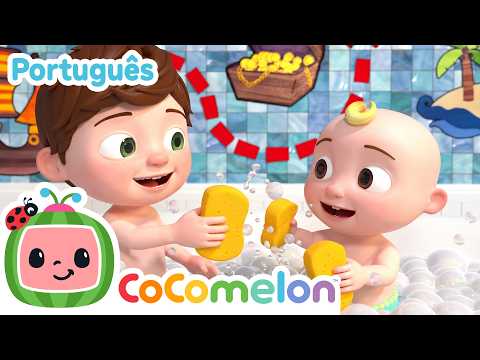 JJ e TomTom na Hora do Banho! 🛁🧼 | CoComelon Brasil | Músicas Infantis em Português